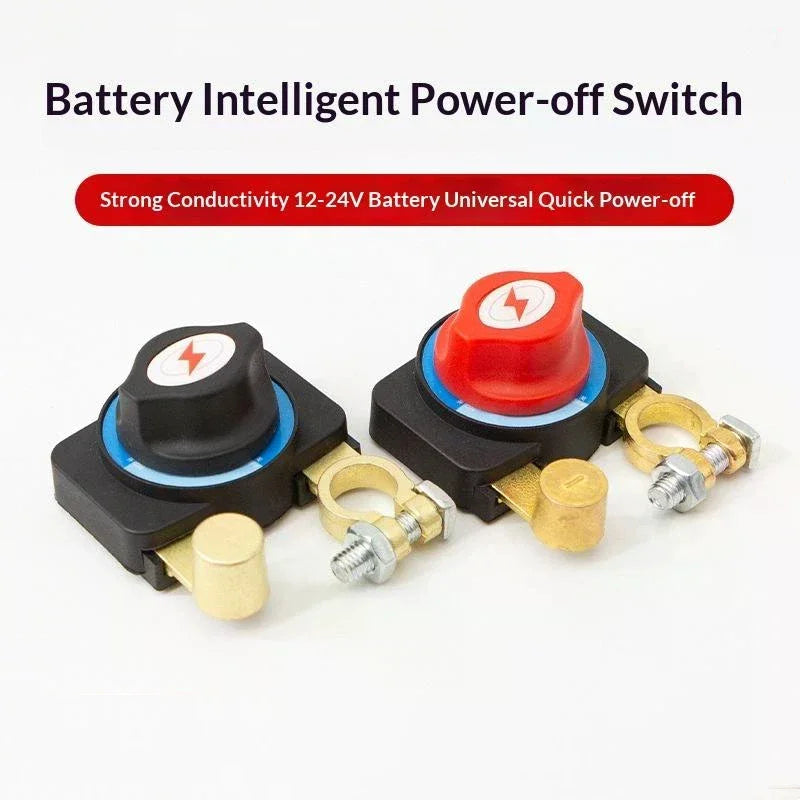 12V-24V Car Battery Disconnect Switch Manual Automatic Circuit Breaker Anti-Power Off Leakage Protector Universal Auto Parts Qme