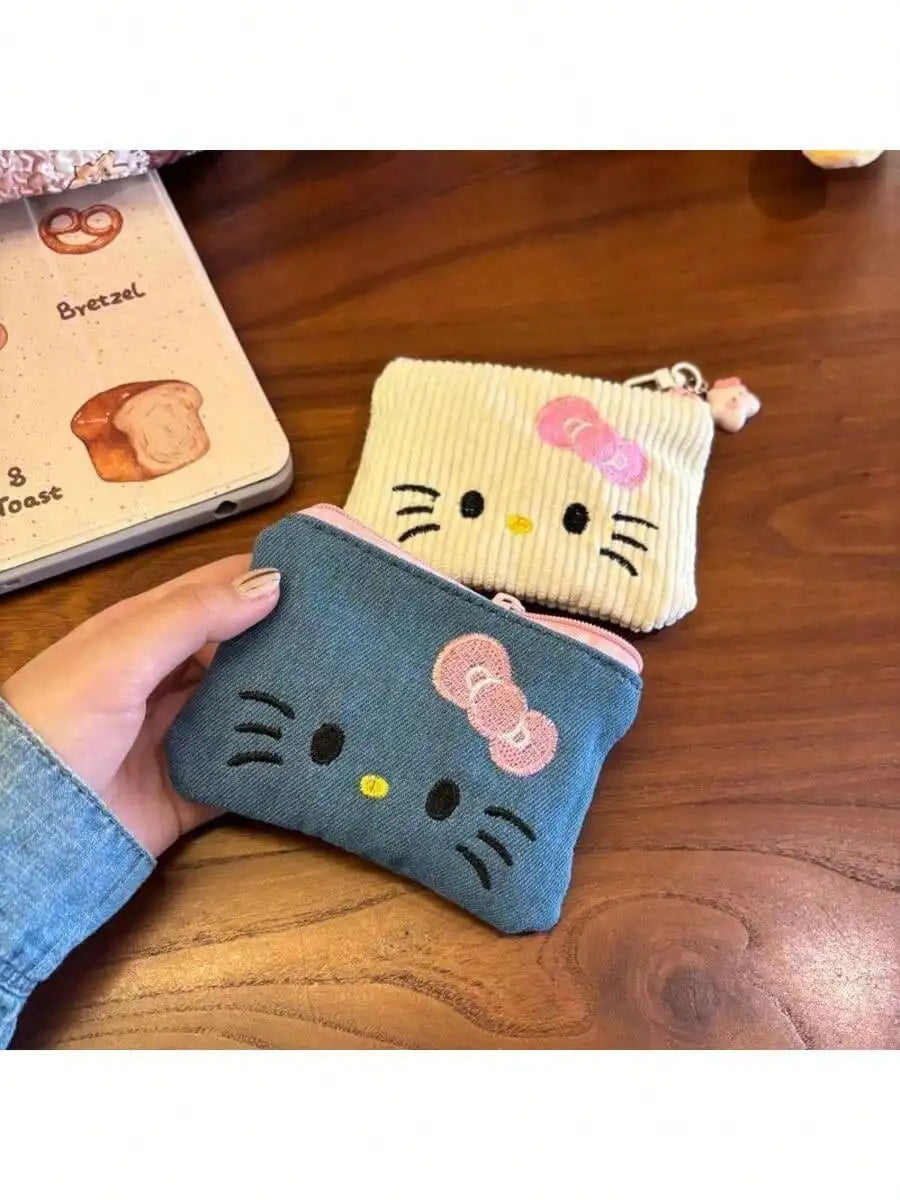 Pocket Wallet Stationery Supplies Lipstick Headphones Portable Bag Qme