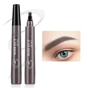 Four-pronged Eyebrow Pencil Four-end Long-lasting Non-smudged Qme 04