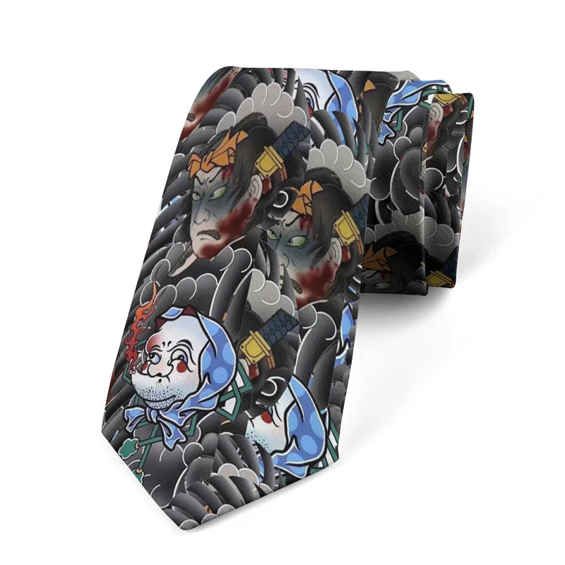 3d Printing Harajuku Fashion Unisex Tie Personality Interesting Qme style2