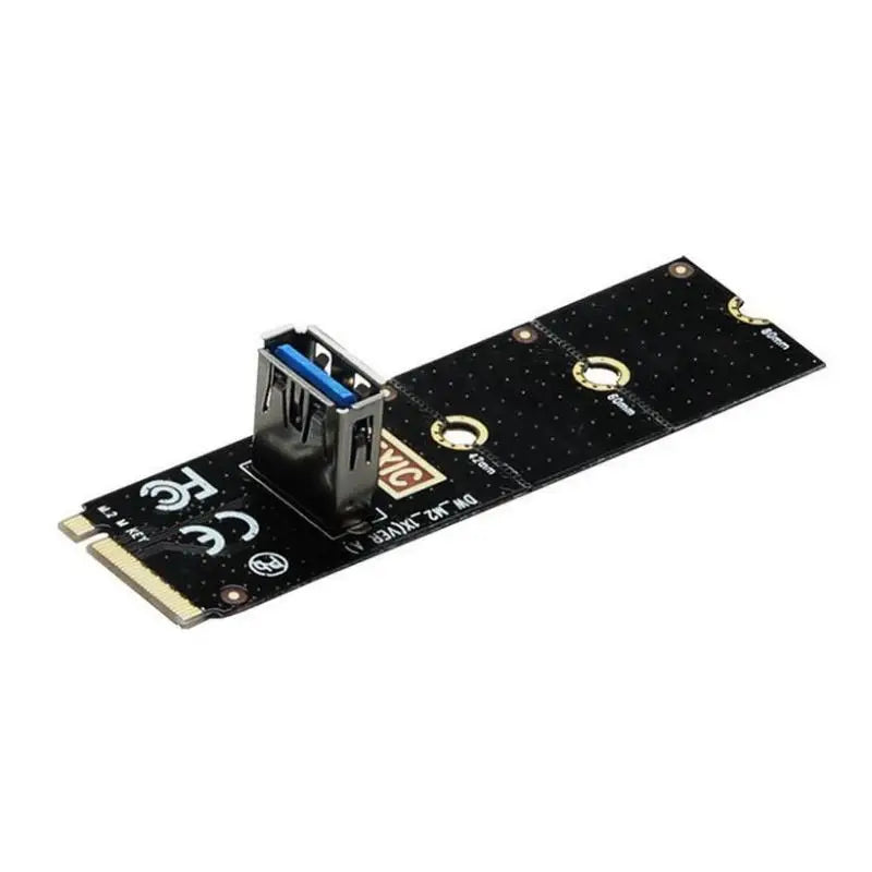 NGFF M2 PCI E X16 Slot Riser Card Adapter Mining Expansion Easy Qme