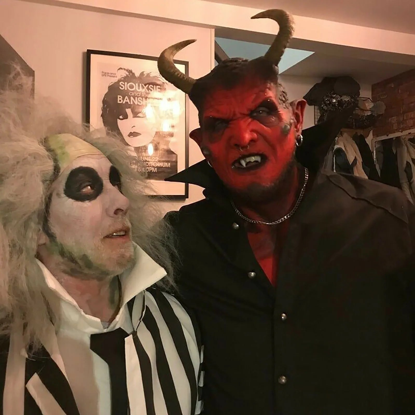 kari-Demon Latex Mask Devil Realistic Prank Present Spooky Toy Halloween Decoration Halloween Mask Party Cosplay Accessories Qme