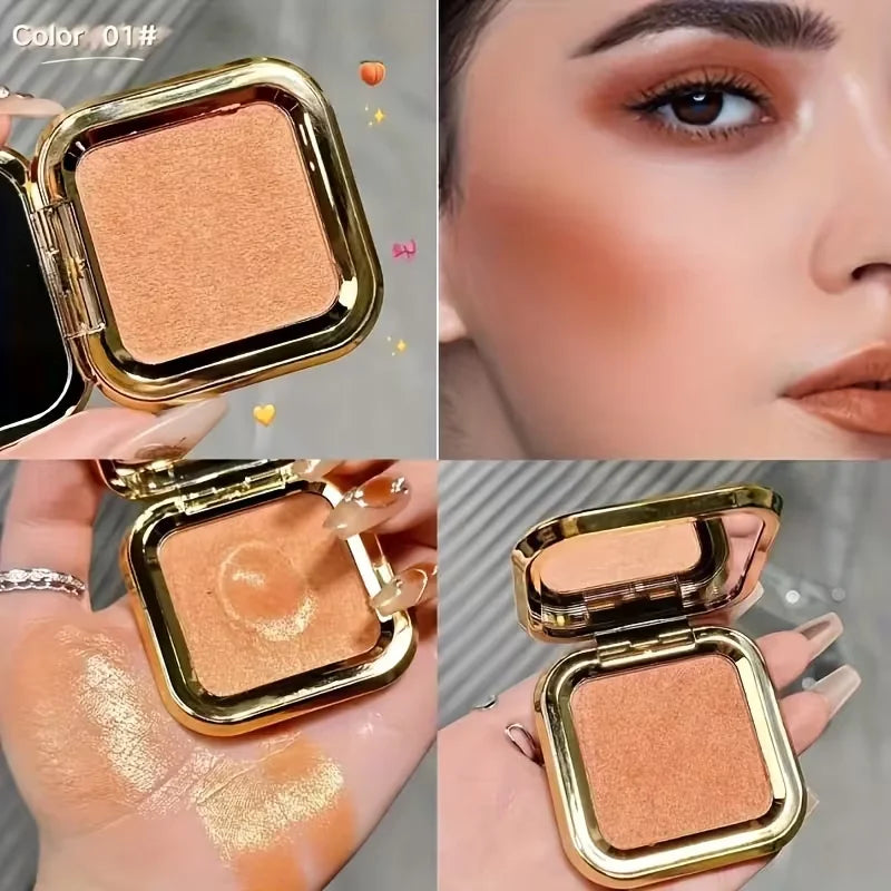 Cream Blush Palette Mashed Potato Texture Waterproof Long Lasting Qme 01