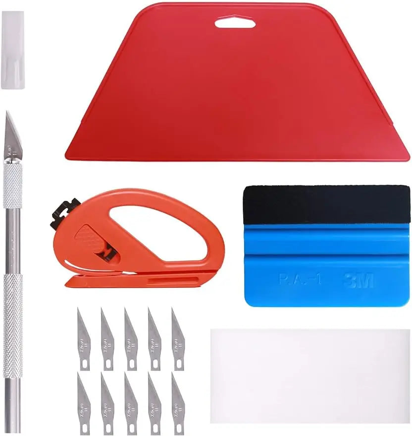 Car Vinyl Wrapping Tool Scraper Automatic Shape Wallpaper Smoother Qme