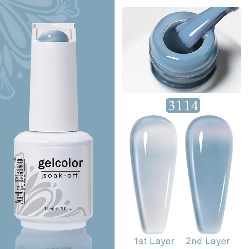 Arte Clavo Macaron Spring Series Gel Nail Polish Pigment Semi