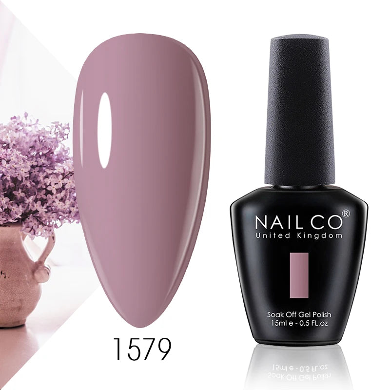 NAILCO 131 Colors Nail Gel Polish Off LED Semi Permanant Art Hybrid
