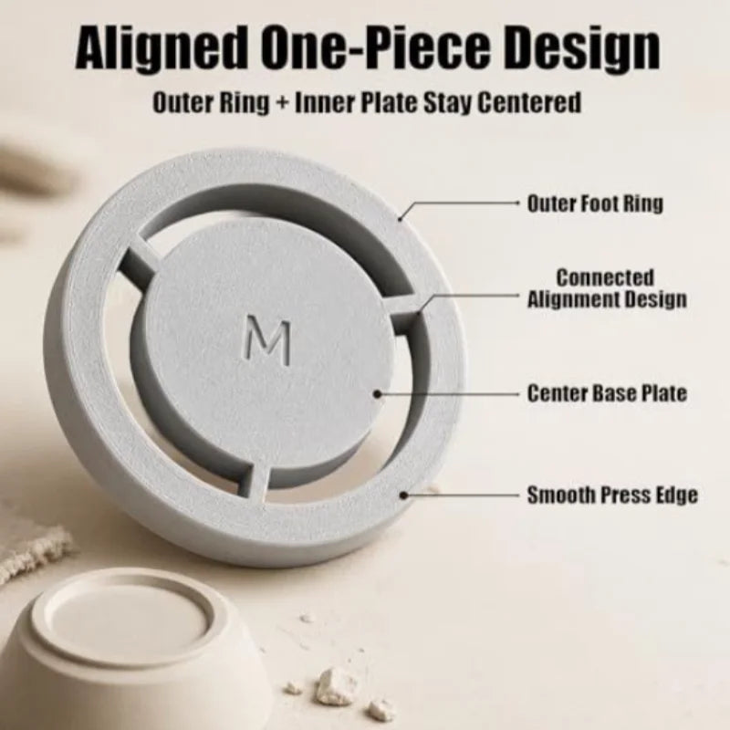 5 Sizes Pottery Foot Ring Template Consistent Base Ring Mold Ceramic Clay DIY Handmade Ceramic Pottery Making Supplies Qme
