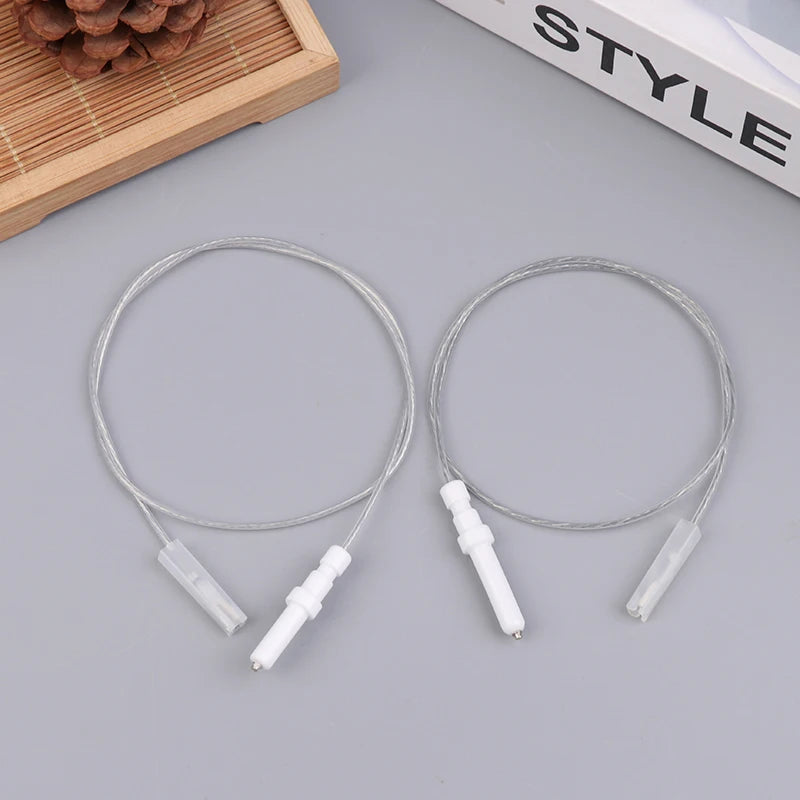 1Pc Gas Cooktop Stove Spare Igniter Electrode Spark Plug With Wire Ignition Ceramic Pin Ceramic Height 35mm 40mm For Gas Cooker Qme