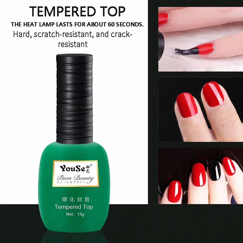 Nail Art Functional Gel Base Coat Matte Strengthening DIY Charm Qme 02