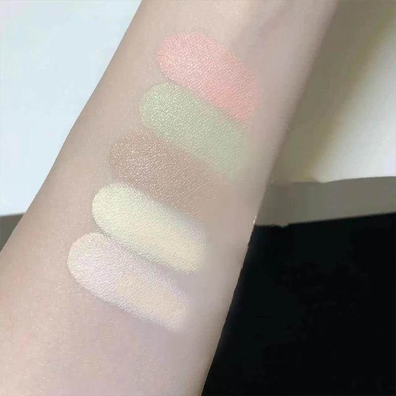 7-color Concealer Cream Long-lasting Moisturizing Water& Sweatproof Qme