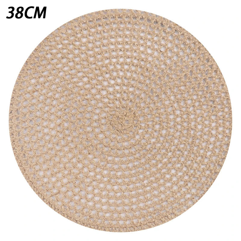Heat-resistant Non-slip Table Mats Farmhouse Boho Dining Decor Qme A1 0