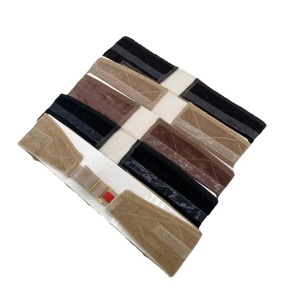 5pcs Velvet Women Wig Grips Headband Women with Silicone Film Headband Velvet to Hold Wigs Hair Accessories Wig Elastic Band Qme