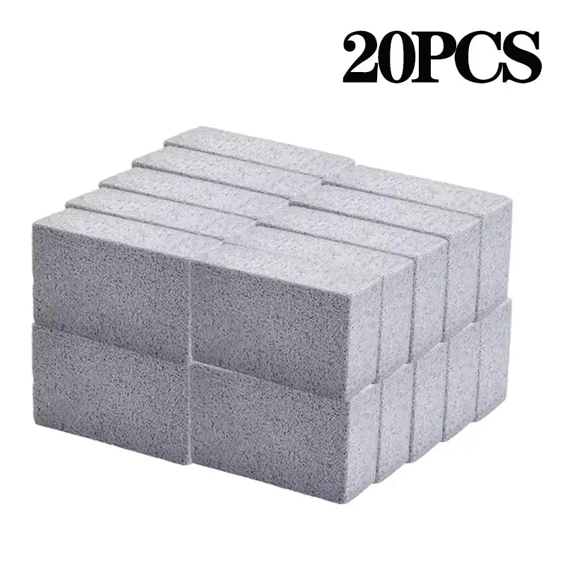 1-20PCS Barbecue Grill Cleaning Stone Outdoor Kitchen BBQ Grill Oil Stain Cleaning Cleaning Stone Pumice Stone Kitchen Gadgets Qme 20pcs