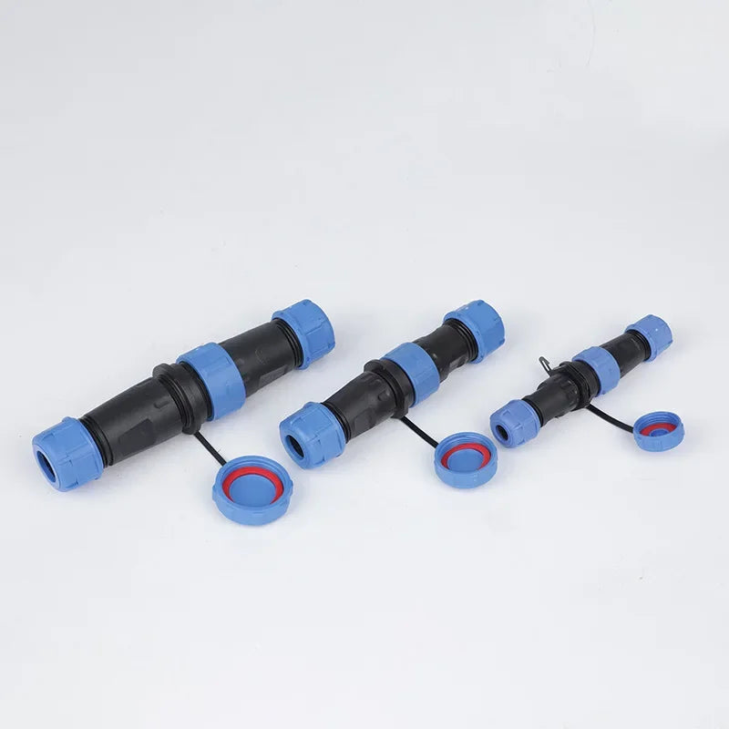 2PCS SP17D Waterproof Docking Connector IP68 2 Pin 3pin 4pin 5pin 7pin 9pin Power Cable Connector SP17 Qme