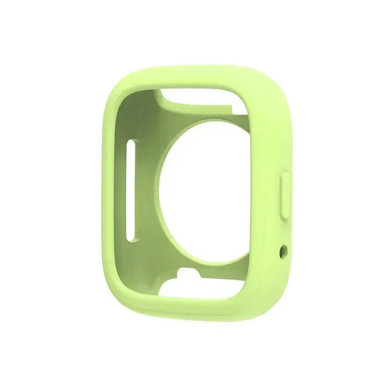 Official same model Silicone Strap For Redmi watch 3 Active Bracelet Wristbands+Protective Cover for Xiaomi Redmi watch 3 band Qme LGreen-case Redmi Watch 3 Active
