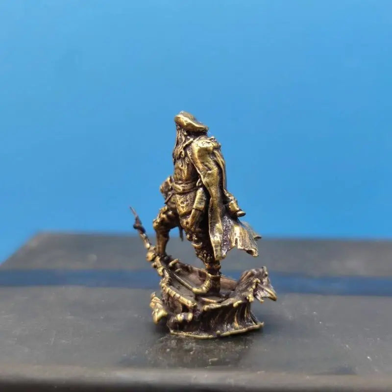 Display Model Mini Figurines Ornaments Brass Pirate Monster 1 64 Qme