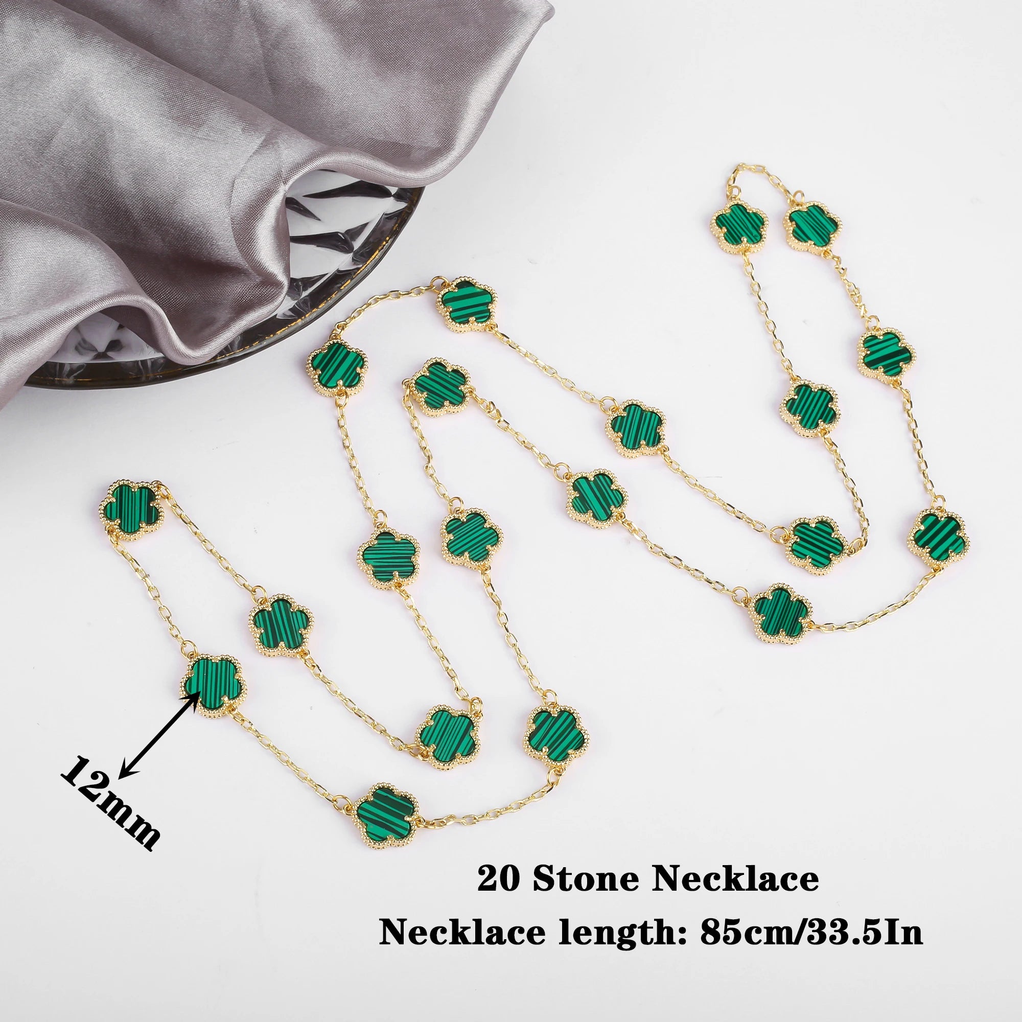 INS Hot Selling Women Five Leaf Clover Necklace Fashion Geometric Necklace Sweet Romantic Holiday Jewelry Gifts Wholesale Qme 2