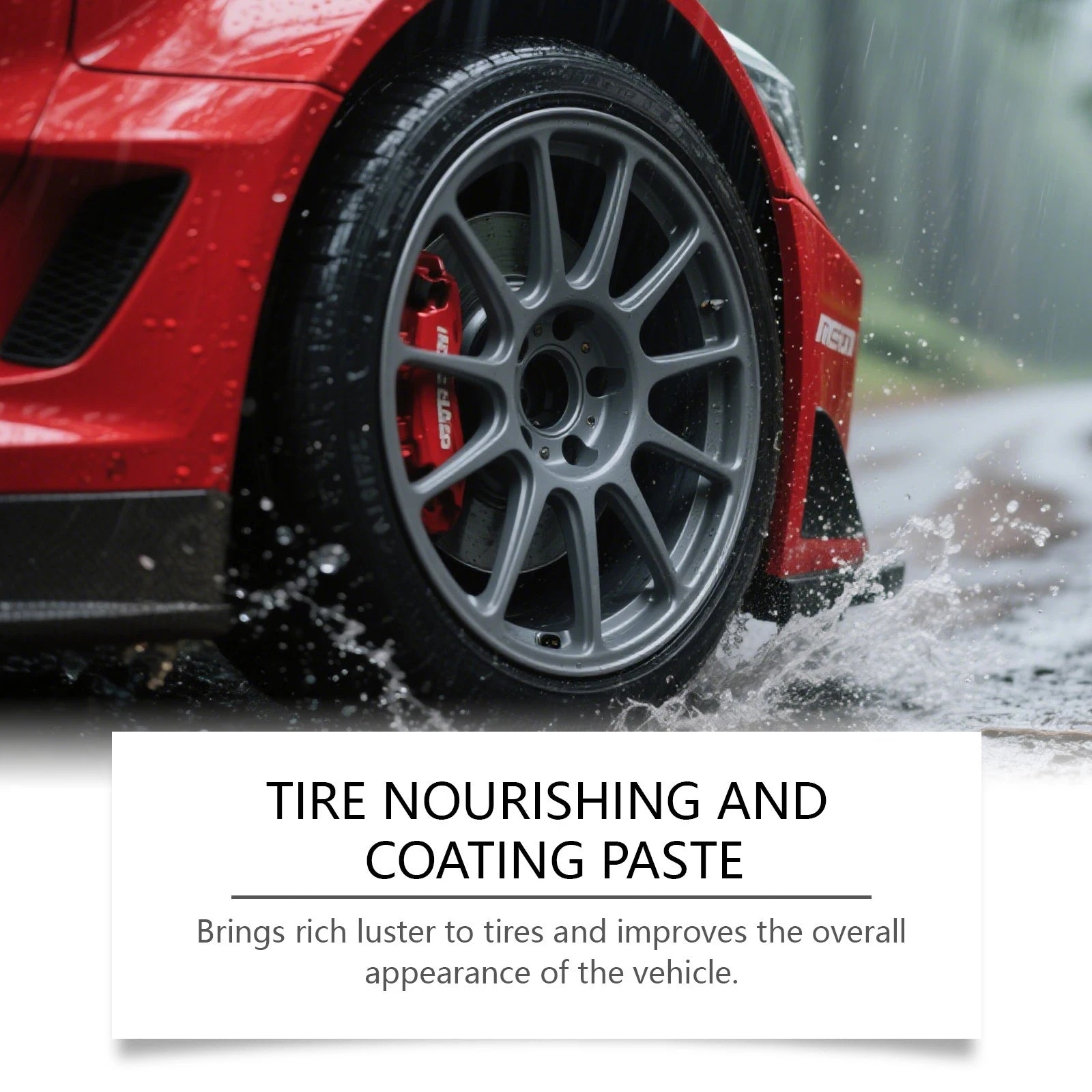 HOMONTH Tire Polishing Paste Automotive Refurbishing Maintenance Qme