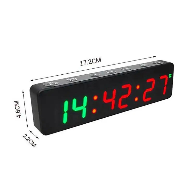 Ultimate Gym Stopwatch for HIIT & Boxing - Rechargeable Digital Timer with Magnetic Back - Perfect Training Companion Qme 1pcs