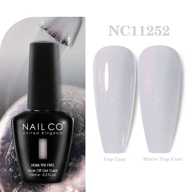 NAILCO Green Series Dark Gel Nail Polish Lasting Hybrid Base Matte Qme 11252