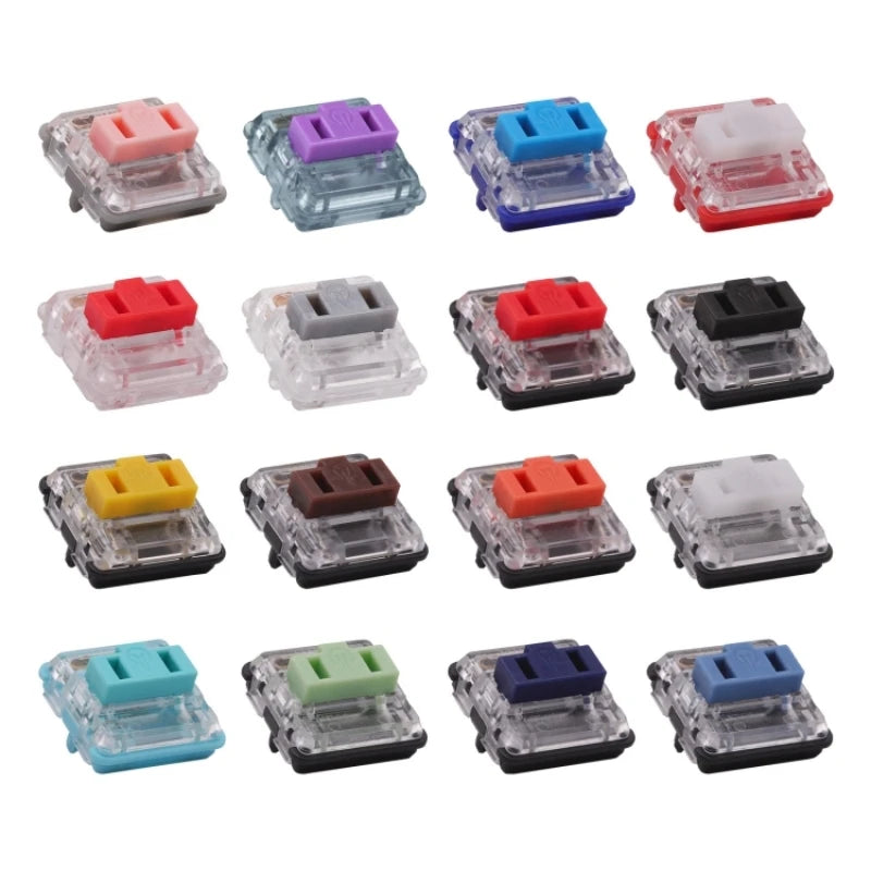 Kailh Low Profile Choc Switch 1350 RGB For Keyboard Crystal Red Pro Pale Blue Pink Robin Silver Brown White Yellow Orange Qme