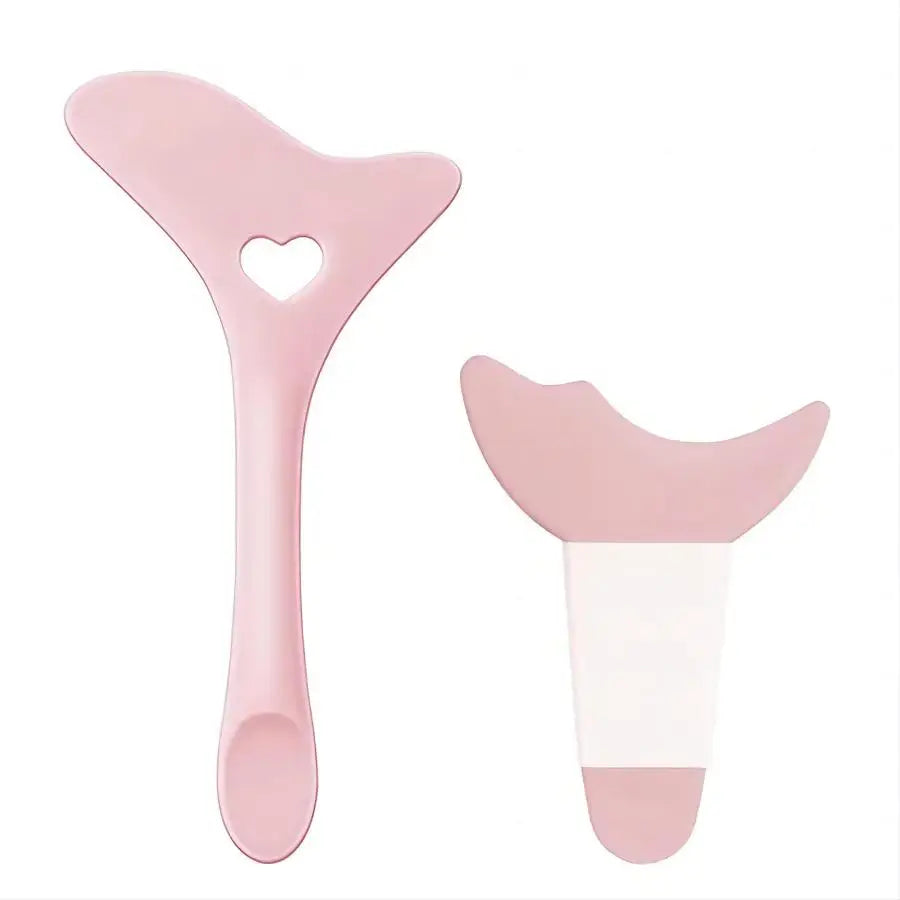 Silicone Eyeliner Makeup Stencils Wing Tips Marscara Drawing Lipstick Qme pink