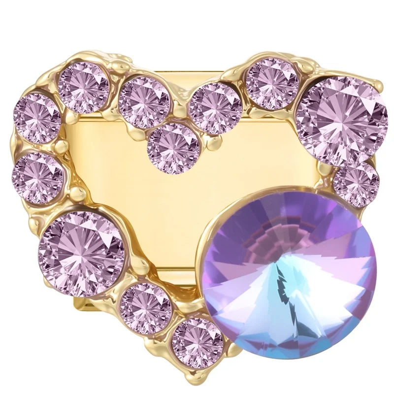 2026 Colorful Garland Flower Bird Luxury Pearl Zircon Gold Italian