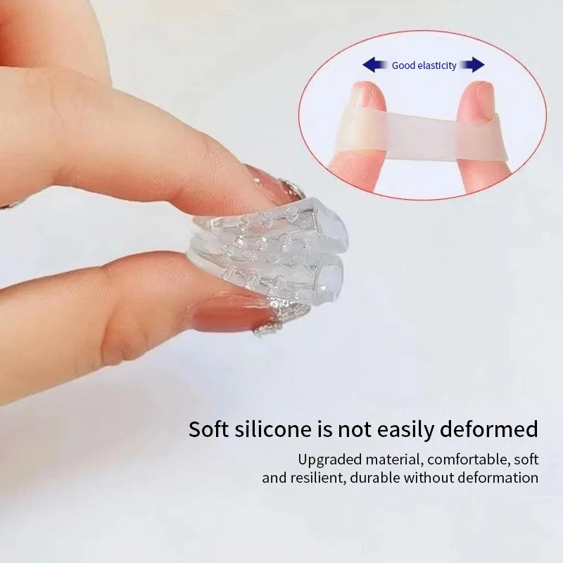 Silicone Toe Caps Anti-friction Breathable Protector Prevents Qme
