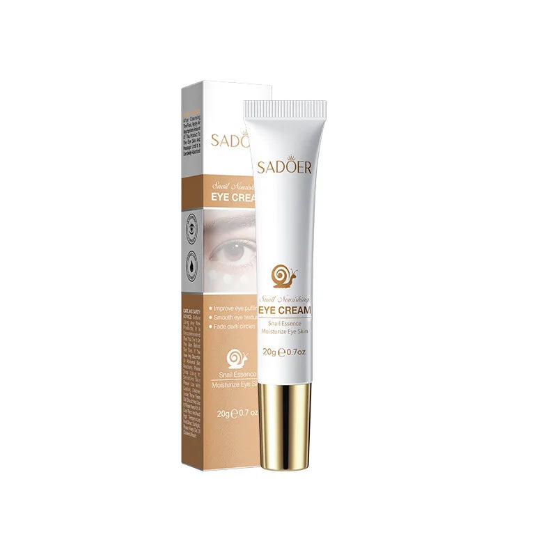 Snail Eye Cream Faded Wrinkle Dark Circles Under The Eyes Reduce Eye Bags Moisturizing Anti-Aging Eyes Skin Care Products Qme 1pc