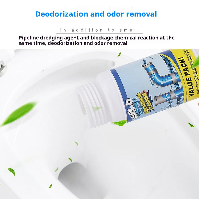 Powerful Dredge Clog Remover Drain Pipe Basin Cleaner Toilet Kitchen Qme