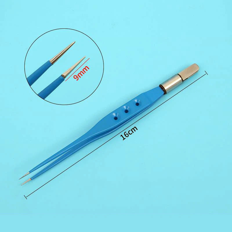 Autoclavable Frequency Electrosurgical Bipolar Coagulation Forceps Qme Brushed Slate