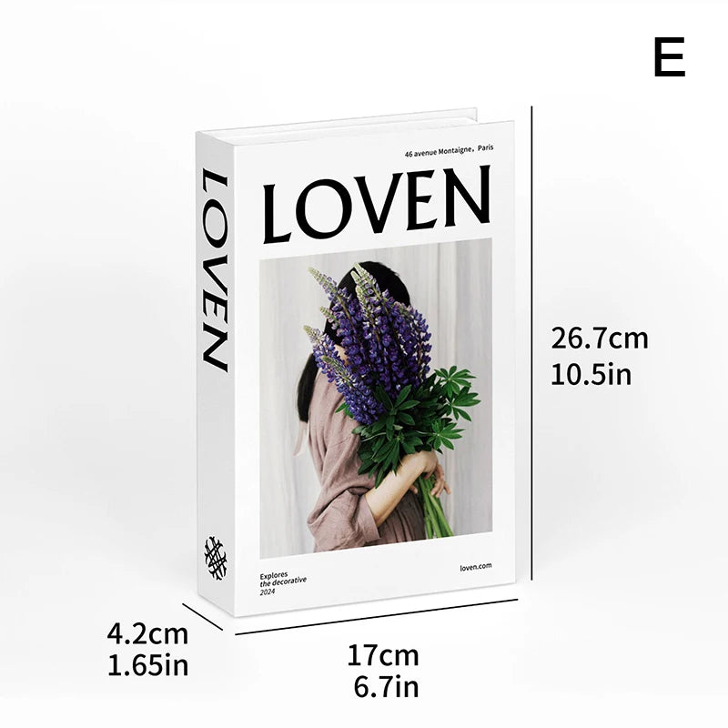 Fashion Fake Books Decoration Luxury Decorative Book Living Room Qme E