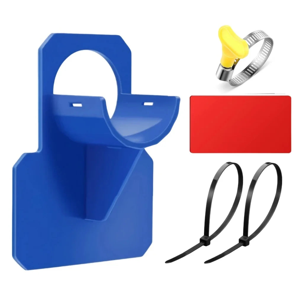 Swimming Pool Pipe Holder 30-37mm Water Pipe Drainage Pipe Mount Supports for Preventing Pipes Sagging Swimming Pool Accessories Qme 1 Set Blue-B