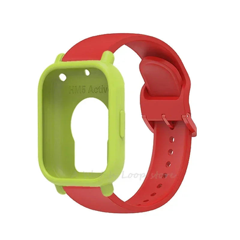 Silicone Case Strap Redmi Watch 5 Lite Active Repacement Bracelet