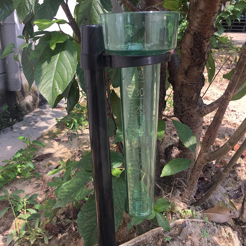 Portable Polystyrene Rain Gauge Measurement Tool For Garden Water Ground Outdoor Rain Meter Collect Rainwater Qme