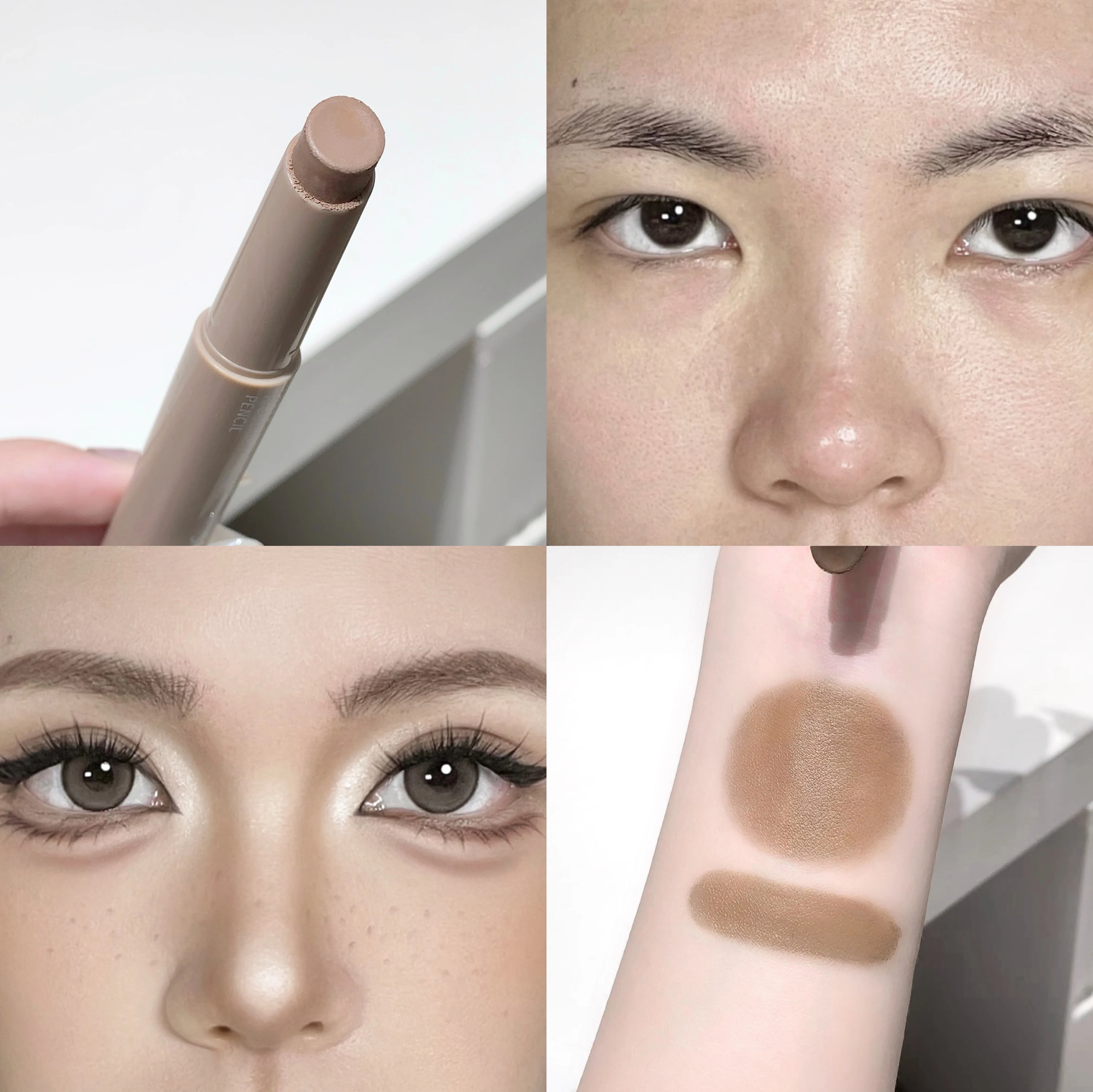 SHAQINUO Matte Nose Shadow Contour Pen Smooth Cream Texture Natural Qme S9020-3