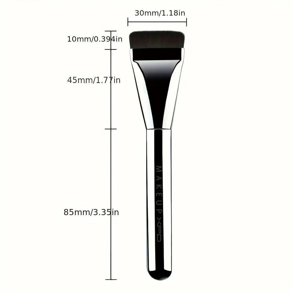5pcs Flat Foundation Brush,Korean Makeup Brush Spatula Facial Brush for Liquid Foundation,Premium Face Makeup Brush Qme