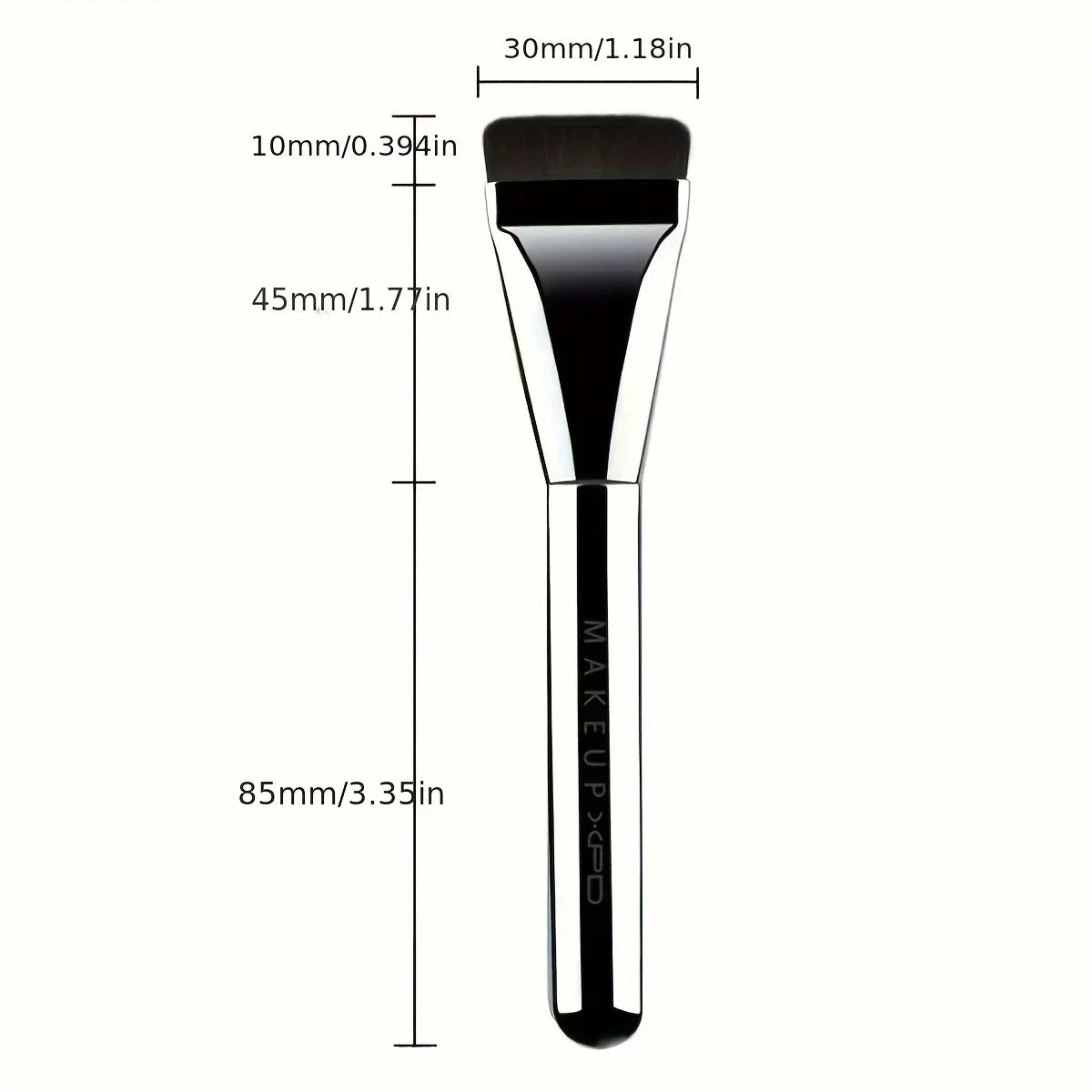 5pcs Flat Foundation Brush,Korean Makeup Brush Spatula Facial Brush for Liquid Foundation,Premium Face Makeup Brush Qme