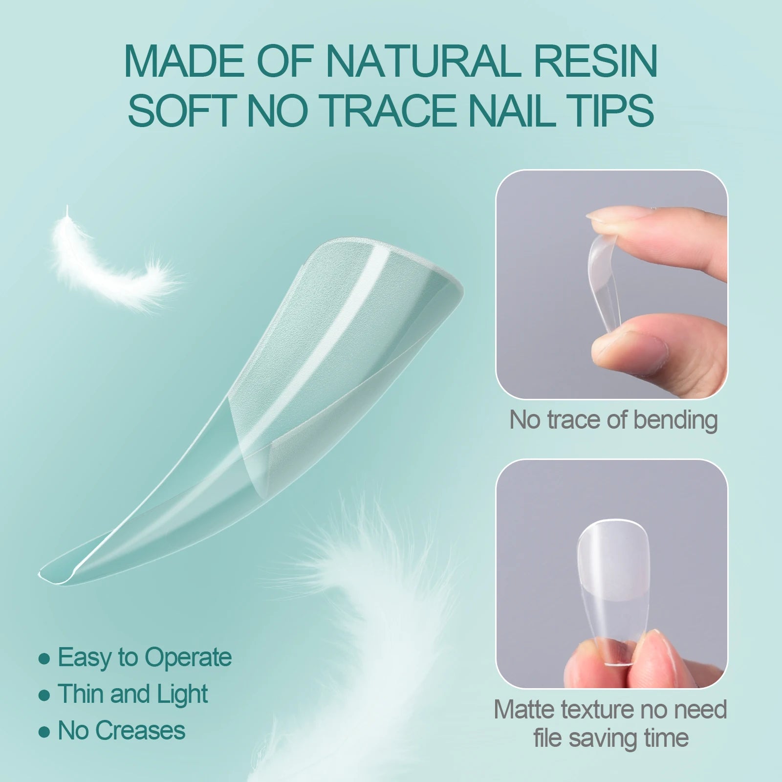 Nailpop Salon Nail Soft Gel Polish UV LED Lamp Tips Double File DIY Qme