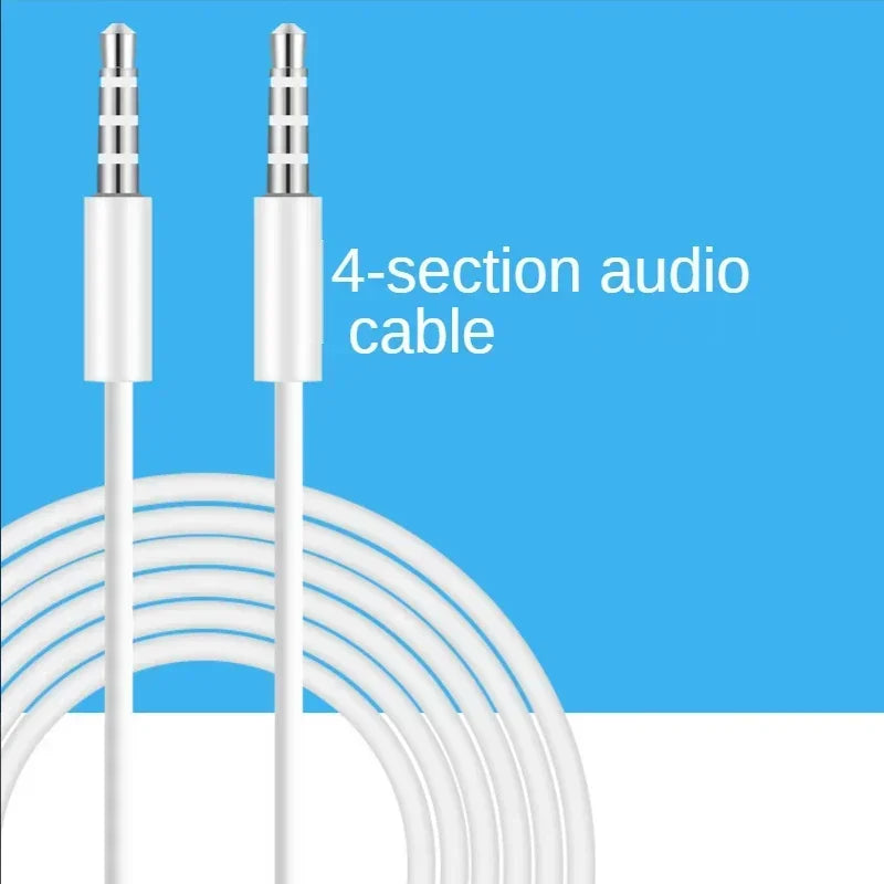 1m Aux Audio Line 3.5mm Male To Cable Stereo Car Public Digital Cables Qme
