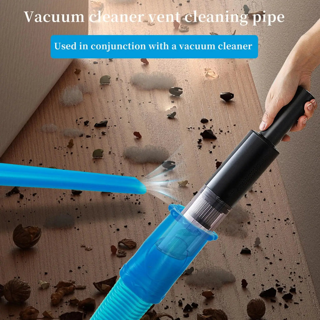 Hose to Clean Dryer Vent Duct Duster Air Filter Lint Remover Quick Coupling Pipe Vent Cleaning Set for Home Household Indoor Qme