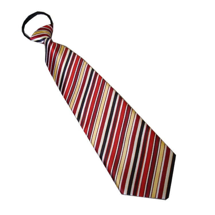 Zipper Ties Men Neck Tie Solid Striped Polka Dots Silk Neckties Men's Qme rt-9