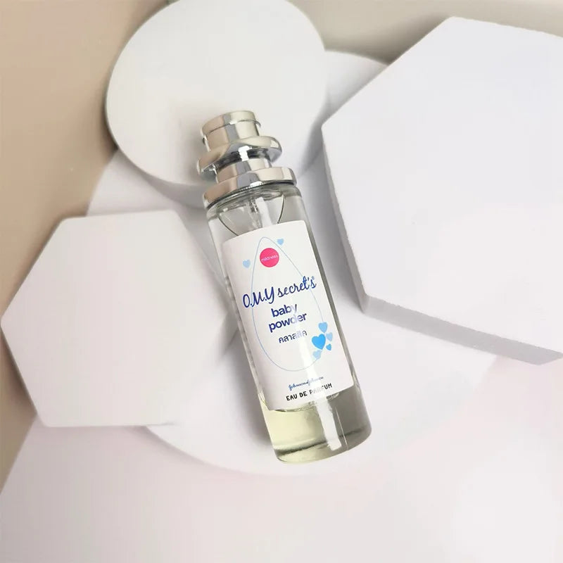 Portable Floral Eau De Toilette Spray Durable Fragrance Mini Bottle Qme C-White 35ML