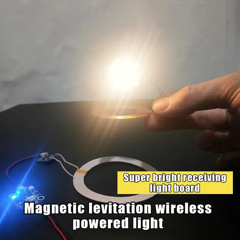 Magnetic Levitation Wireless LED Light Module DC 12V Long Distance Induction Power Supply Transmitter Coil for Night Lamp Qme