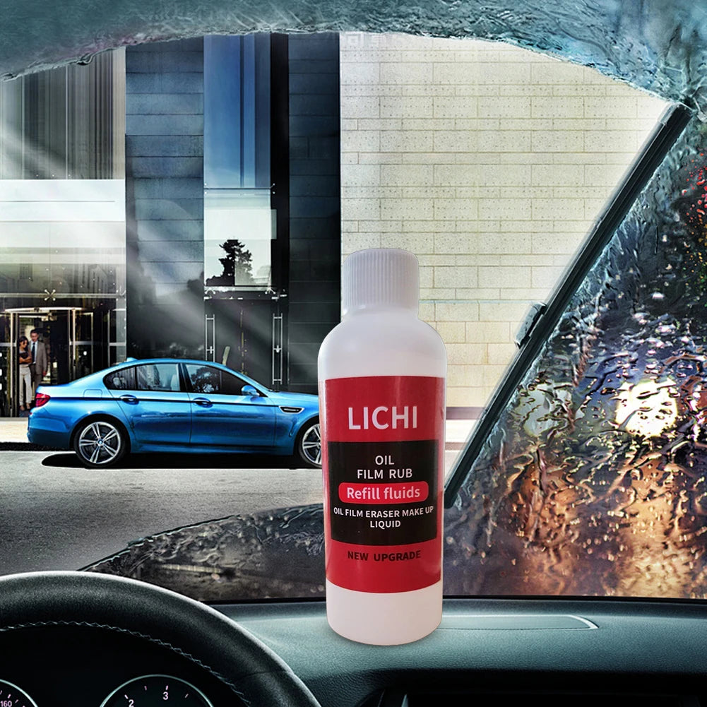 Car Glass Oil Film Remover Glass Cleaning Board Hydrophobic Glass Coating for Windshield Clear Window Auto Cleaner Tool Qme