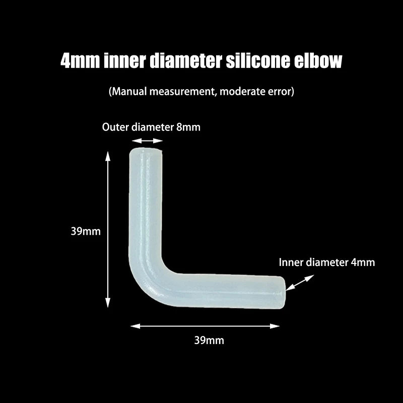 Rubber Coupling Pipe Irrigation Garden Silicone Elbow Flexible Repair Qme A1