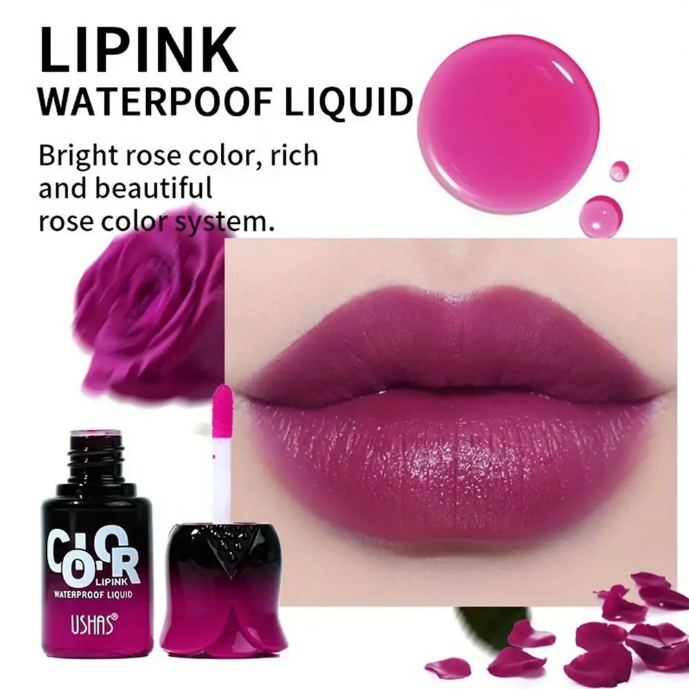 Silky Liquid Lipstick Lip Stain Tint Natural Effect Lips Eyes Cheeks