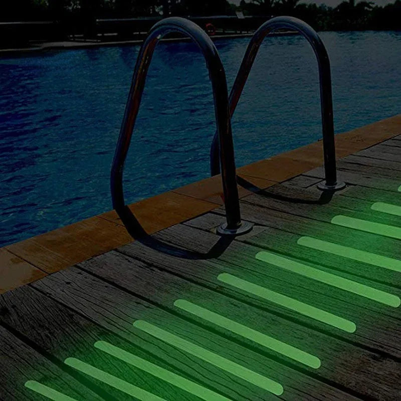 24pcs Bathtub Non-Slip Stickers Luminous Shower Mats For Showers Anti Slip Bath Tub Stickers With Scraper, Qme