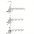 Folding Hanger Rack Heavy Duty Clothes Hangser Clothes Storage Organizer For Travel Dorm Essential Drying Tool For Clothes Qme 3pcs
