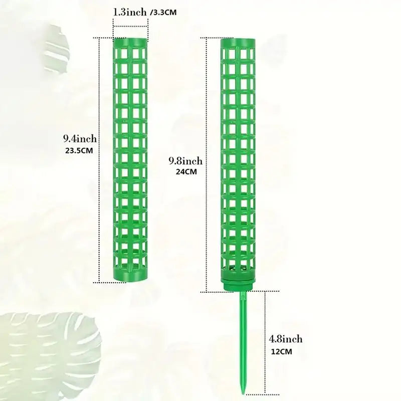 2 4 Monstera Plants Water Moss Poles Plastic Plant Stakes Indoor Qme
